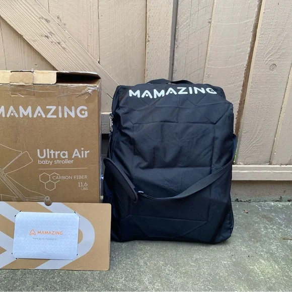 Mamazing 11.6 lb Ultra Air Lightweight Foldable Carbon Fiber Travel Stroller - Picture 3 of 16